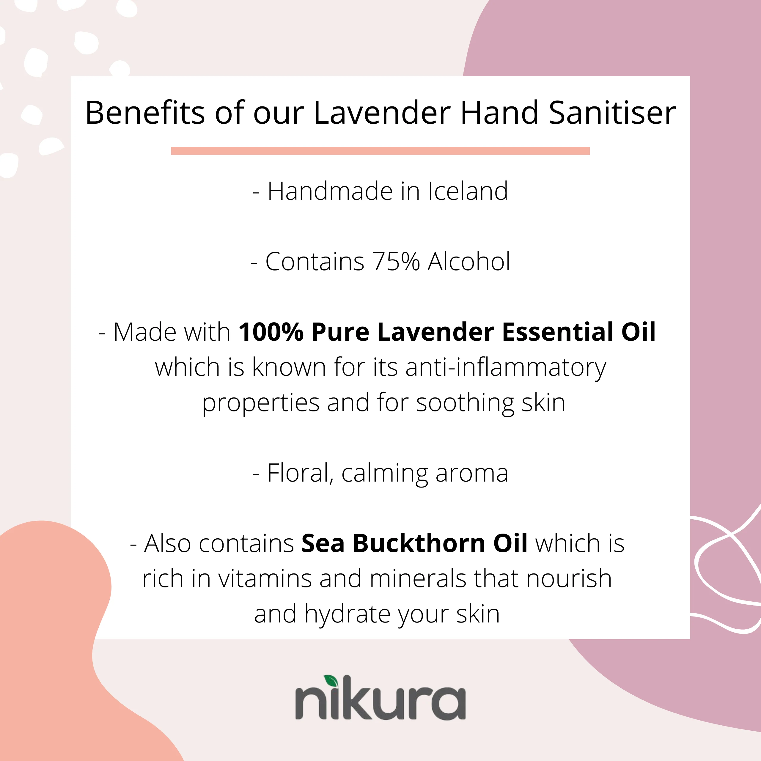 Lavender Hand Sanitiser - Image 2